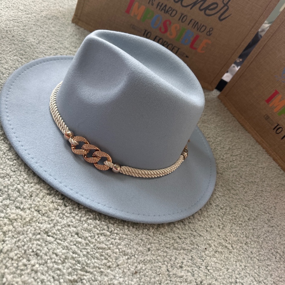 Stylish fedora hat